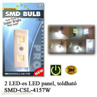 2 LED-es, Toldható LED Panel (Meleg-fehér fény) 