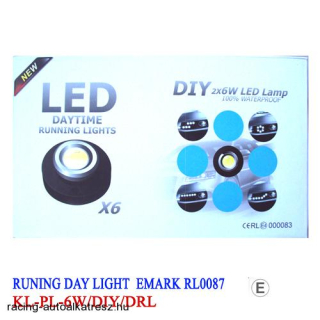 6 LED-es flexibilis menetjelző (DRL)