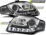 Audi A4 Első Lámpa, Tuning-Tec, Daylight, Nappali menetfény Optikás (Évj.: 2004.11 - 2008.03) 