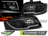 Audi A4 B6 Első Lámpa, Tuning-Tec, Led Tube Lights, (Évj.: 2000.10 - 2004.10) 