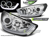 Hyundai Tucson IX35 Első Fényszóró  Lámpa, Tuning-Tec, Tube Light, Nappali menetfény Optikás (Évj.:2010 -től) 
