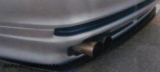 BMW E46 hátsó lökhárító toldat