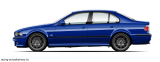 BMW E39 M5 STYLE Limo 1995-20003  ajtó díszléc