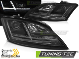 AUDI TT 06-10 8J BLACK LED SEQ Tuning-Tec Fényszóró