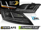 AUDI TT 10-14 8J BLACK LED SEQ HID AFS DRL Tuning-Tec Fényszóró