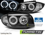 BMW 1 E87/E81/82/88 04-11 ANGEL EYES BLACK Tuning-Tec Fényszóró