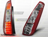 FORD FIESTA MK6 05.02-10.05 3D RED WHITE LED  Tuning-Tec Hátsó Lámpa