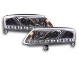 Nappali menetfényes fényszóró  Audi A6 típus: 4F évjárat: 04-08 króm