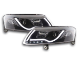 Xenon Nappali menetfényes fényszóró LED DRL-el Audi A6 4F évjárat: 04-08 fekete