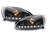Nappali menetfényes fényszóró  Mercedes S-osztály W220 évjárat: 02-05 fekete