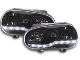 DRL Nappali menetfényes fényszóró  VW Golf 4 évjárat: 97-03 fekete