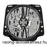 Fényszóró készlet, VW Golf 2 H4, átlátszó/króm, Iron Cross design
