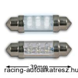 Ledes izzó-füzér, fehér, 6 LED/1.8mm, 39mm, 0.48 W, DC12 V/ (2pc.)