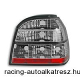 Hátsólámpa készlet - VW Golf 3 91-97, teljesen átlátszó