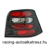 Hátsólámpa készlet - VW Golf 4 97-03, átlátszó/fekete
