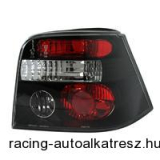 Hátsó lámpák, VW Golf 4 97-03, átlátszó/fekete