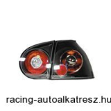 Hátsólámpa készlet - VW Golf 5 03- (kivéve Golf Plus), átlátszó/fekete