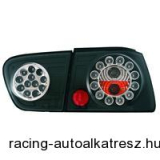 Hátsó lámpák, LED, Seat Ibiza 99-01, átlátszó/fekete