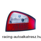 Hátsó lámpák, LED, Audi A6 C5 97-04, átlátszó/vörös