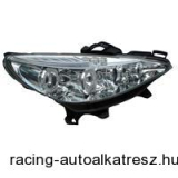 Fényszóró készlet, AE design, Peugeot 207 06-, xenon-hatású lencse, 2 helyzetjel