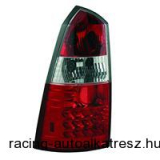 Hátsó lámpák, LED, Ford Focus Turnier 98-04, vörös/átlátszó/vörös