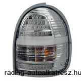 Hátsó lámpák, LED, Opel Corsa B 93-00 2 ajtós, átlátszó/króm