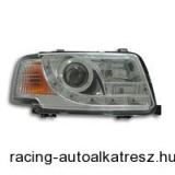 1 készlet (bal, jobb) AE egyedi erős fényű fényszórók Audi 80 91-96, átlátszó/kr