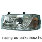 1 készlet (bal, jobb) egyedi erős fényű fényszórók VW T4 90-03, átlátszó/króm, t