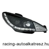 Fényszóró készlet, Peugeot 206 (S16/CC) 98-02/03-, xenon-hatású lencse, állíthat