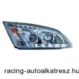 1 készlet (bal, jobb) egyedi erős fényű fényszórók Ford Focus 05, átlátszó / kró
