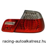 Hátsó lámpák, LED, BMW E46 kabrió 98-03.03, átlátszó / vörös ( 4 darabos)