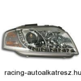 1 készlet (bal, jobb) első lámpa for Audi A3 03-08, nappalifény design, átlátszó