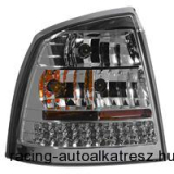 Hátsó lámpák, LED, Opel Astra G sedan 04.98-03, átlátszó/króm