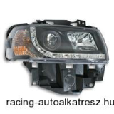 Fényszóró készlet VW T4 96-03, tompított fényszóró design, átlátszó/fekete, proj