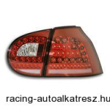 Hátsólámpa készlet - LED, VW Golf 5 03-08, vörös