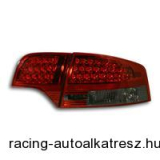 Hátsólámpa készlet - LED, Audi A4 B7 04-08, vörös/fekete