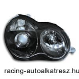 Fényszóró készlet, Mercedes W203, 00-07, xenon-hatású lencse, beépített helyzetj
