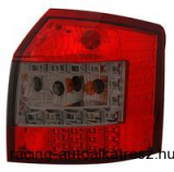 Hátsólámpa készlet - LED, Audi A4 B6 Avant 01-04, vörös/fekete