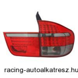 Hátsólámpa készlet - LED, BMW E70 (X5) 07-, vörös/fekete
