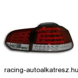 Hátsólámpa készlet - VW Golf 6 08-, LED, beépített LED irányjelző, átlátszó/vörö