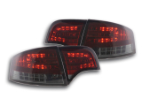 Audi A4 szedán, 8E típus (04-07 évjárat) vörös/fekete LED-es hátsó lámpa