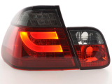 BMW 3 sorozat E46 szedán (02-05 évjárat) vörös/fekete LED-es hátsó lámpa