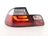 BMW 3 sorozat E46 Coupe (99-02 évjárat) LED-es hátsó lámpa vörös/átlátszó