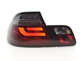 BMW 3 sorozat E46 Coupe (99-03 évjárat) vörös/fekete LED-es hátsó lámpa