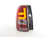 Dacia Duster (10 évjárattól) vörös/átlátszó LED-es hátsó lámpa