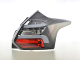 Ford Focus 3 (10-14 évjárat) fekete LED-es hátsó lámpa fénysor