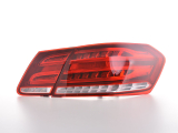 Mercedes-Benz E-osztály W212 szedán (09-12 évjárat) vörös/átlátszó LED-es hátsó lámpa