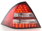 Mercedes C osztály W203 szedán (05-07 évjárat) vörös/átlátszó LED-es hátsó lámpa