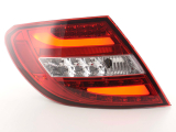 Mercedes C osztály, W204 típus (07-11 évjárat) /clear LED-es hátsó lámpa vörös