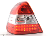 Mercedes C osztály, W202 típus (96-00 évjárat) LED-es hátsó lámpa vörös/átlátszó